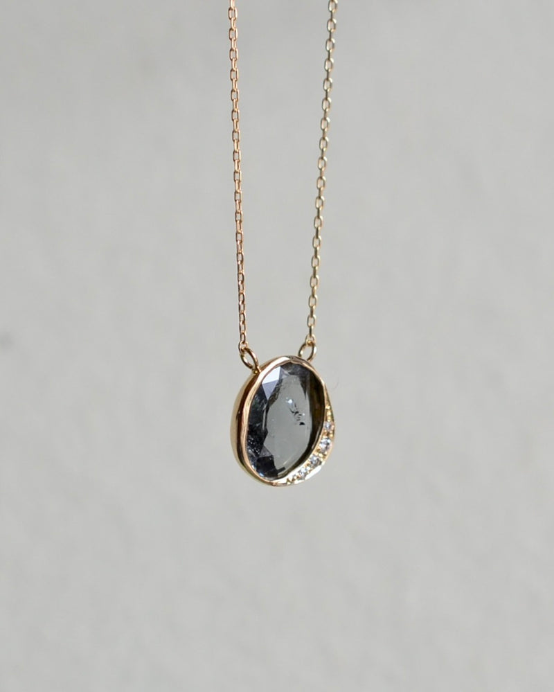 オアシス　ネックレス　スモーキーブルー
