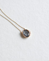 オアシス　ネックレス　スモーキーブルー