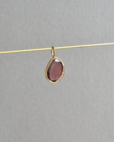 オアシス チャーム　トルマリン　ワインレッド