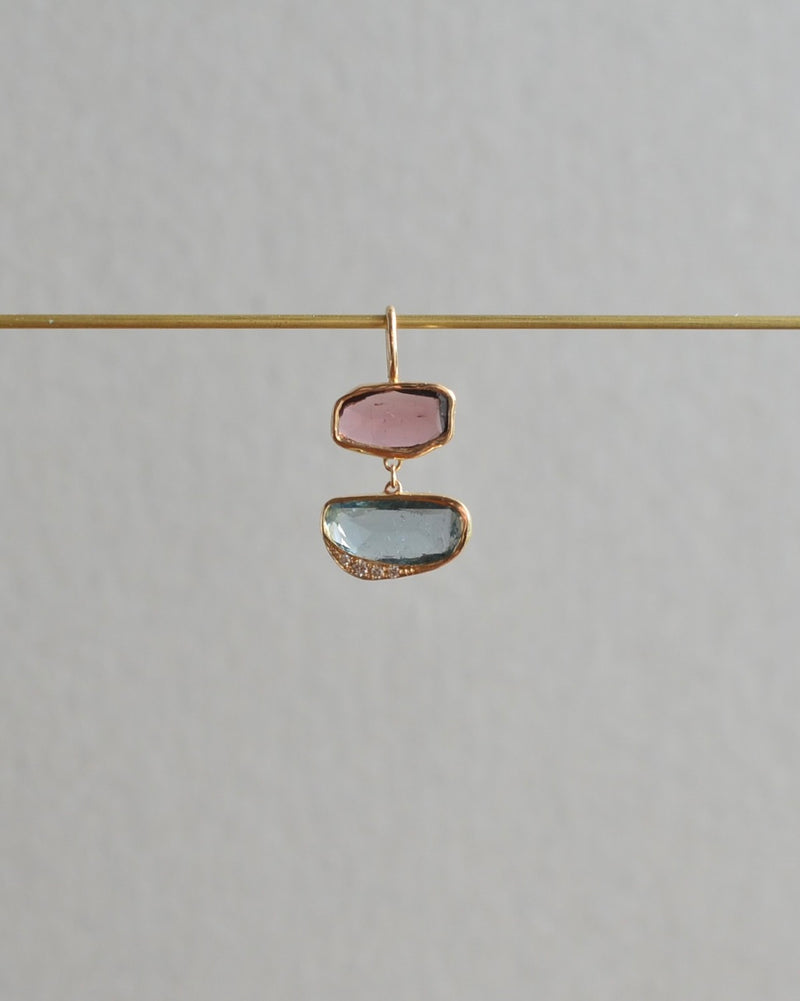 オアシス チャーム　トルマリン グラデーション朝と夕方