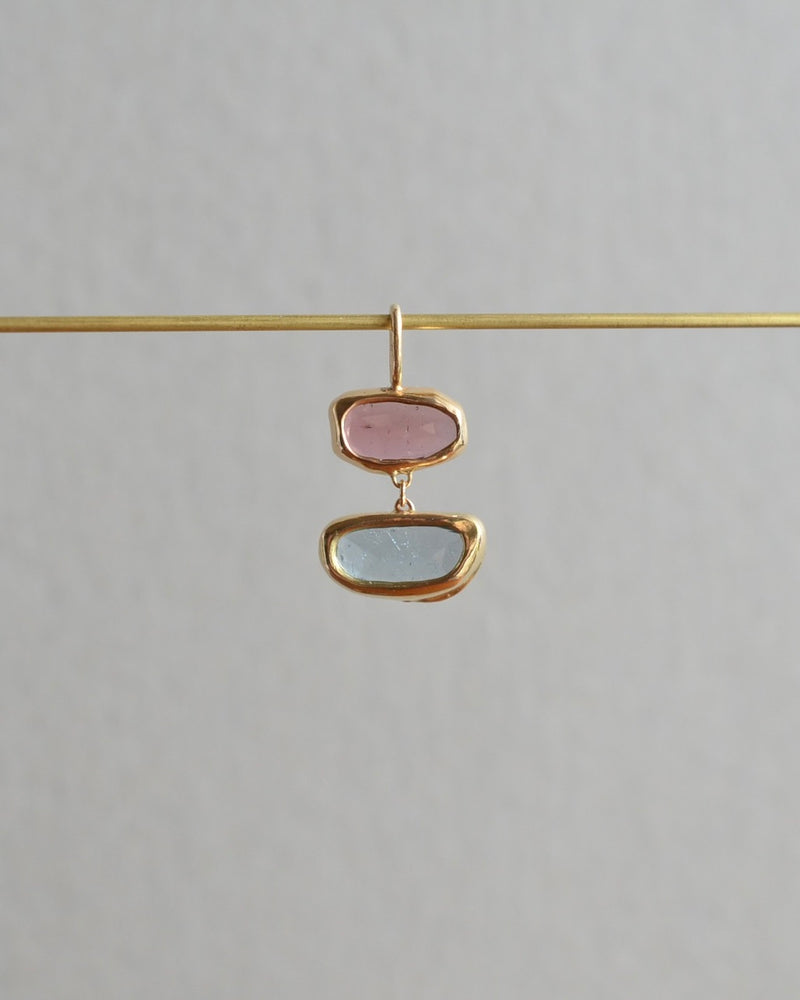 オアシス チャーム　トルマリン グラデーション朝と夕方