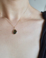 オアシス チャーム　トルマリン　バイカラー深い泉