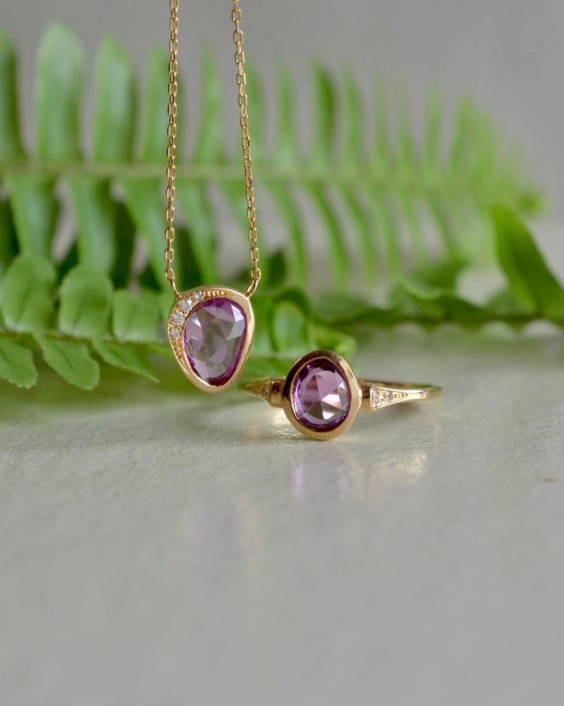 オアシス リング  ピンクサファイア