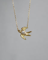 ツバメと宝石 ネックレス