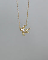 ツバメと宝石 ネックレス