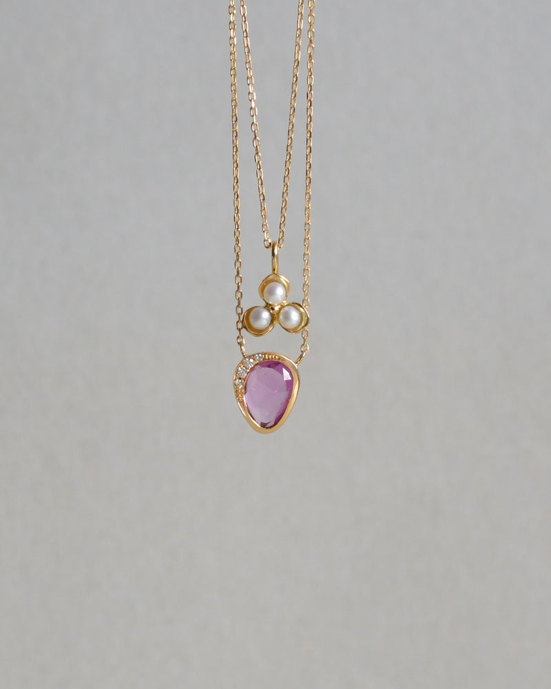 オアシス　ネックレス ピンクサファイア