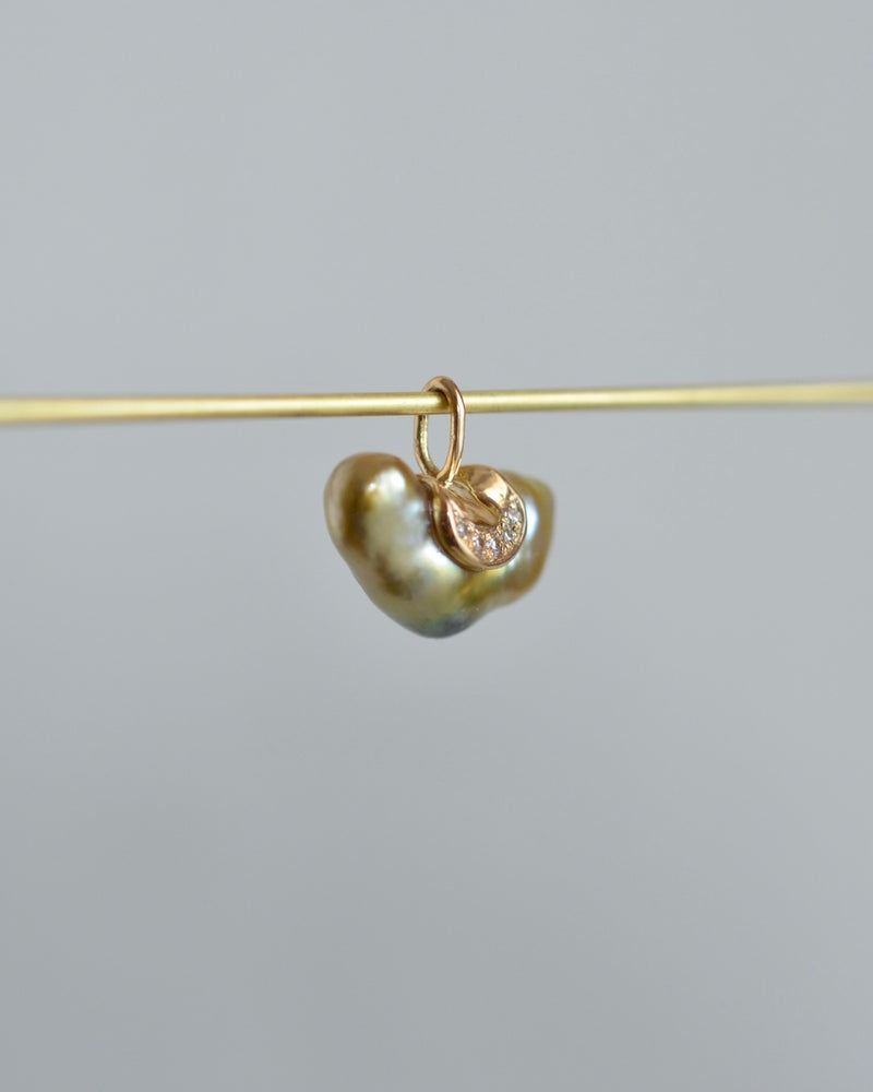 オアシス チャーム　南洋真珠　金の小舟