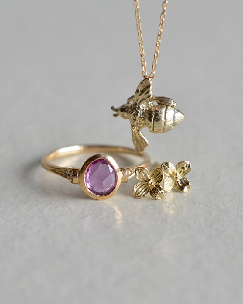 オアシス リング  ピンクサファイア