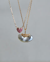 オアシス チャーム　南洋真珠　白い小舟