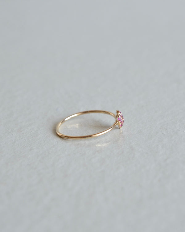 赤いハート リング