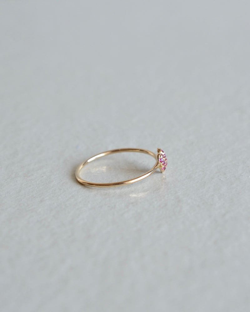 赤いハート リング