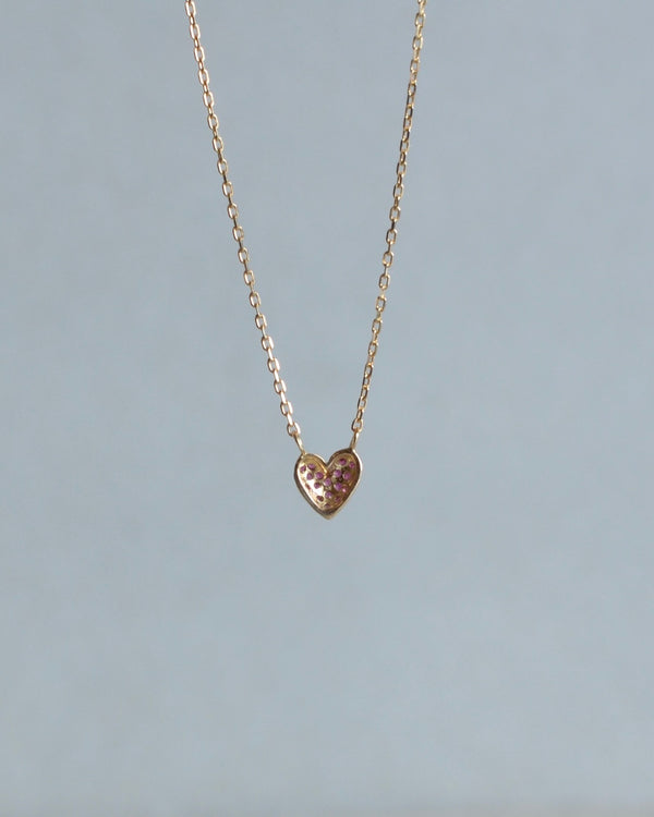 赤いハート ネックレス