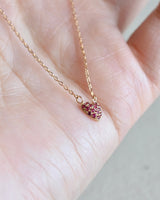 赤いハート ネックレス