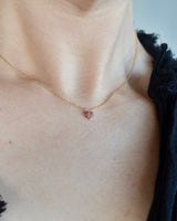 赤いハート ネックレス