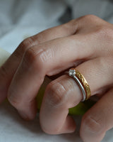 結婚指輪 道 K18