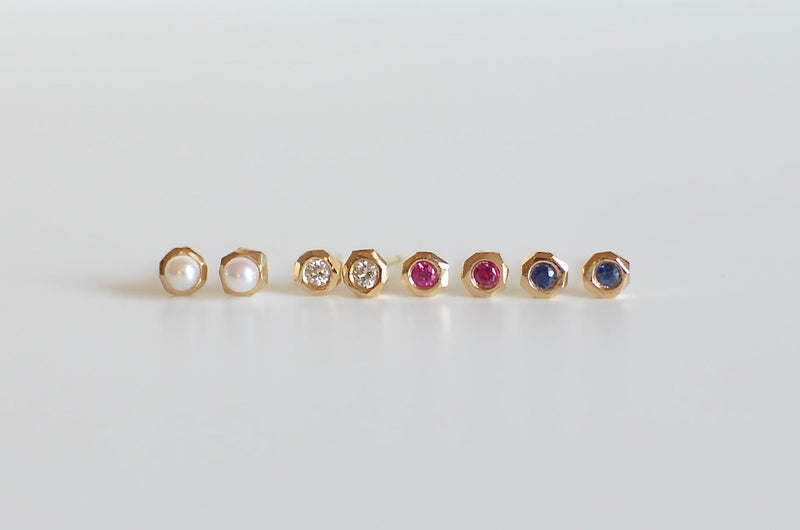 小石あこや ピアス